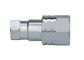 Threaded To Connect Hydraulic Quick Coupling , Faster Interchange Hydraulic Quick Coupler
